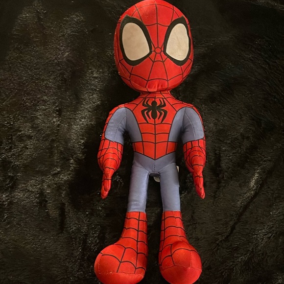 Marvel Spidey 16” Soft Plush Battery Operated Red/Blk/Blue Press Chest To Talk - Picture 1 of 9